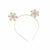 Fashion Letter Snowflake Alloy Inlay Rhinestones Hair Band 1 Piece