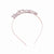 Fashion Letter Snowflake Alloy Inlay Rhinestones Hair Band 1 Piece