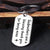 Fashion Letter Stainless Steel Bag Pendant Memorial Keychains