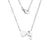 Fashion Letter Stainless Steel Necklace