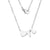 Fashion Letter Stainless Steel Necklace