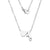 Fashion Letter Stainless Steel Necklace