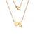 Fashion Letter Stainless Steel Necklace