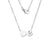 Fashion Letter Stainless Steel Necklace