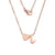 Fashion Letter Stainless Steel Necklace