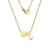 Fashion Letter Stainless Steel Necklace