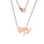 Fashion Letter Stainless Steel Necklace