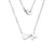 Fashion Letter Stainless Steel Necklace