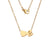 Fashion Letter Stainless Steel Necklace