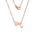 Fashion Letter Stainless Steel Necklace