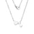 Fashion Letter Stainless Steel Necklace