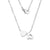 Fashion Letter Stainless Steel Necklace