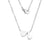 Fashion Letter Stainless Steel Necklace