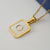 Fashion Letter Stainless Steel Pendant Necklace Gold Plated Shell Stainless Steel Necklaces