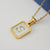 Fashion Letter Stainless Steel Pendant Necklace Gold Plated Shell Stainless Steel Necklaces