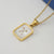 Fashion Letter Stainless Steel Pendant Necklace Gold Plated Shell Stainless Steel Necklaces