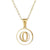 Fashion Letter Stainless Steel Pendant Necklace