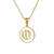 Fashion Letter Stainless Steel Pendant Necklace