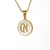 Fashion Letter Stainless Steel Pendant Necklace