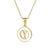 Fashion Letter Stainless Steel Pendant Necklace