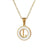 Fashion Letter Stainless Steel Pendant Necklace