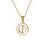 Fashion Letter Stainless Steel Pendant Necklace