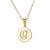 Fashion Letter Stainless Steel Pendant Necklace