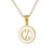 Fashion Letter Stainless Steel Pendant Necklace