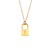 Fashion Letter Stainless Steel Plating Gold Plated Necklace