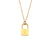 Fashion Letter Stainless Steel Plating Gold Plated Necklace