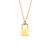 Fashion Letter Stainless Steel Plating Gold Plated Necklace