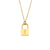 Fashion Letter Stainless Steel Plating Gold Plated Necklace