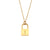 Fashion Letter Stainless Steel Plating Gold Plated Necklace