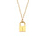 Fashion Letter Stainless Steel Plating Gold Plated Necklace