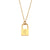 Fashion Letter Stainless Steel Plating Gold Plated Necklace