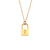 Fashion Letter Stainless Steel Plating Gold Plated Necklace