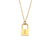 Fashion Letter Stainless Steel Plating Gold Plated Necklace