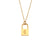 Fashion Letter Stainless Steel Plating Gold Plated Necklace