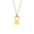 Fashion Letter Stainless Steel Plating Gold Plated Necklace