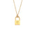 Fashion Letter Stainless Steel Plating Gold Plated Necklace