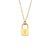 Fashion Letter Stainless Steel Plating Gold Plated Necklace