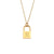 Fashion Letter Stainless Steel Plating Gold Plated Necklace