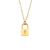 Fashion Letter Stainless Steel Plating Gold Plated Necklace