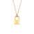 Fashion Letter Stainless Steel Plating Gold Plated Necklace