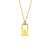 Fashion Letter Stainless Steel Plating Gold Plated Necklace