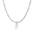 Fashion Letter Stainless Steel Plating Inlay Artificial Diamond Pendant Necklace 1 Piece