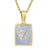 Fashion Letter Stainless Steel Plating Inlay Shell Pendant Necklace 1 Piece