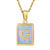 Fashion Letter Stainless Steel Plating Inlay Shell Pendant Necklace 1 Piece