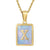 Fashion Letter Stainless Steel Plating Inlay Shell Pendant Necklace 1 Piece