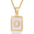 Fashion Letter Stainless Steel Plating Inlay Shell Pendant Necklace 1 Piece